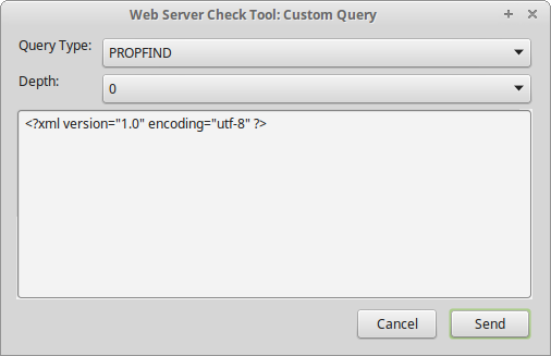 Custom Query: Initial Screen